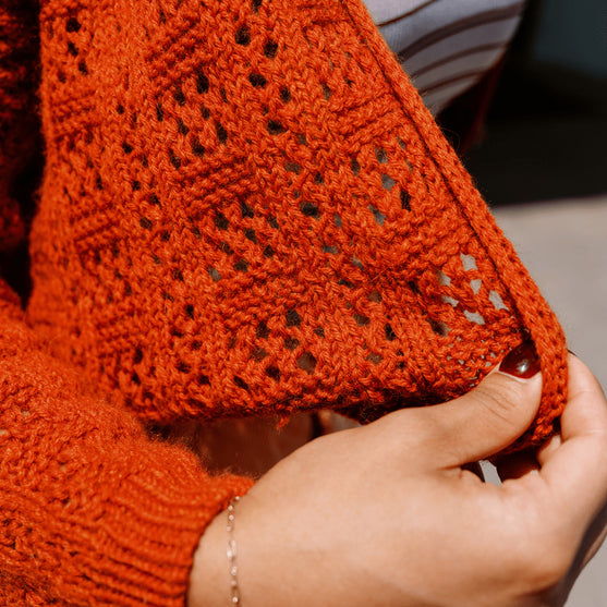 Timanfaya - Cardigan traforato
7