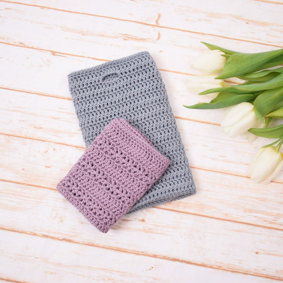 Romantic - Asciugamano da cucina all’uncinetto
3