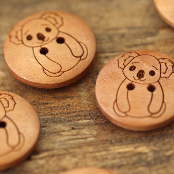 Bottoni con animali - 17 mm - Go Handmade
2