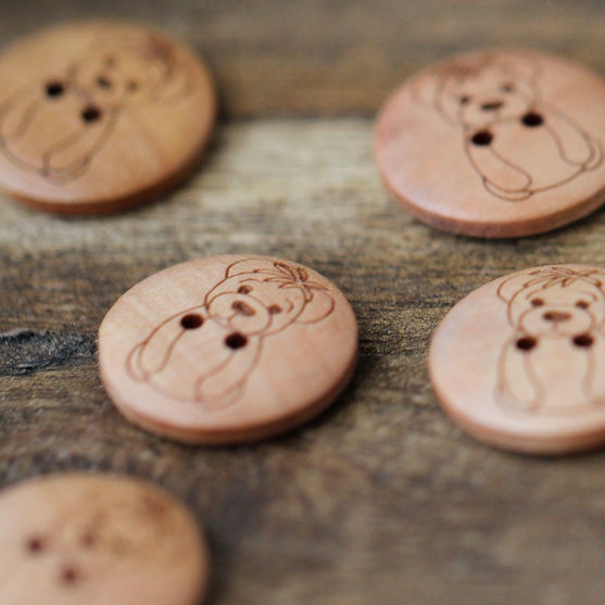 Bottoni con animali - 17 mm - Go Handmade
5
