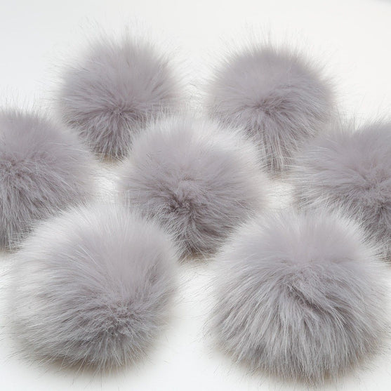 Pon-Pon - Grigio - Large/13 cm - Go Handmade
2