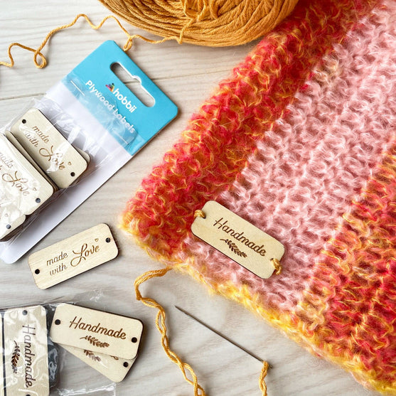 Etichette in legno - Handmade - Hobbii
3