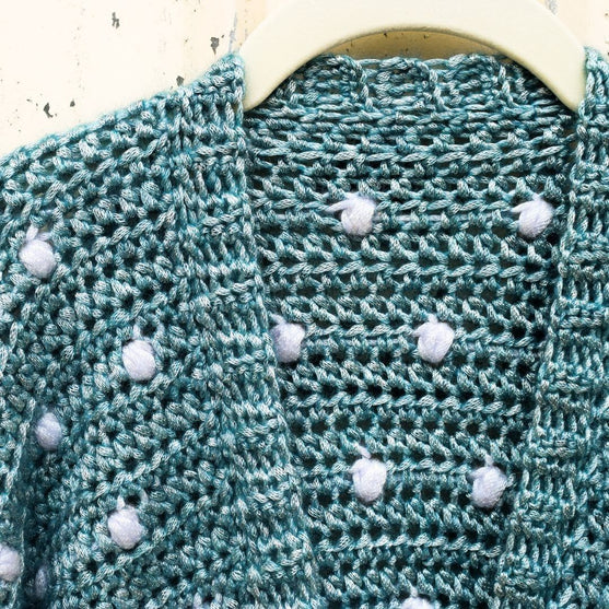 Cotton Candy Dot - Cardigan per bambini
3