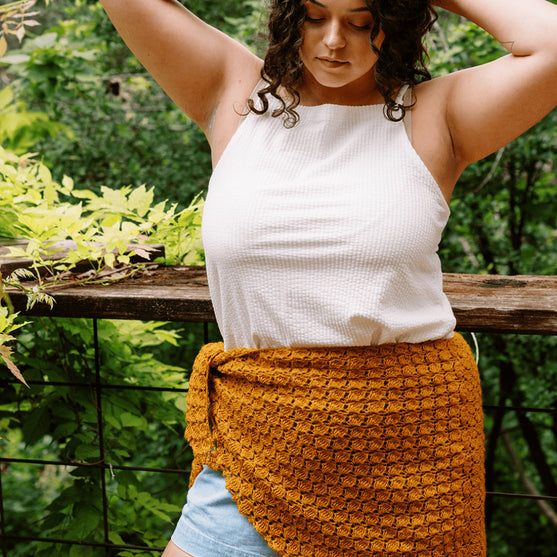 Grisaille - Scialle Triangolare in Pizzo
9