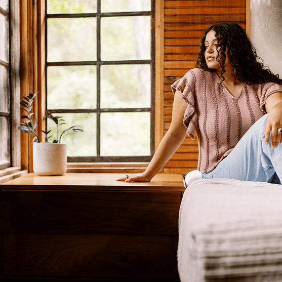 Dalle de Verre - Top con Maniche con Volant
5