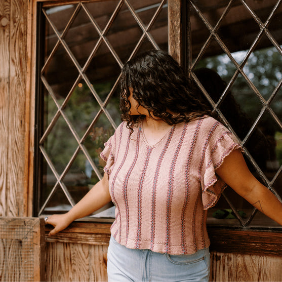 Dalle de Verre - Top con Maniche con Volant
7