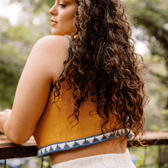Bevelled Tank - Top Senza Maniche con Intarsio
2