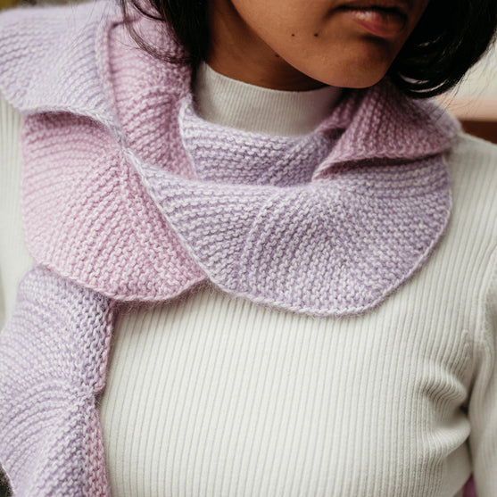 Undulate - Sciarpa ondulata a punto legaccio
3