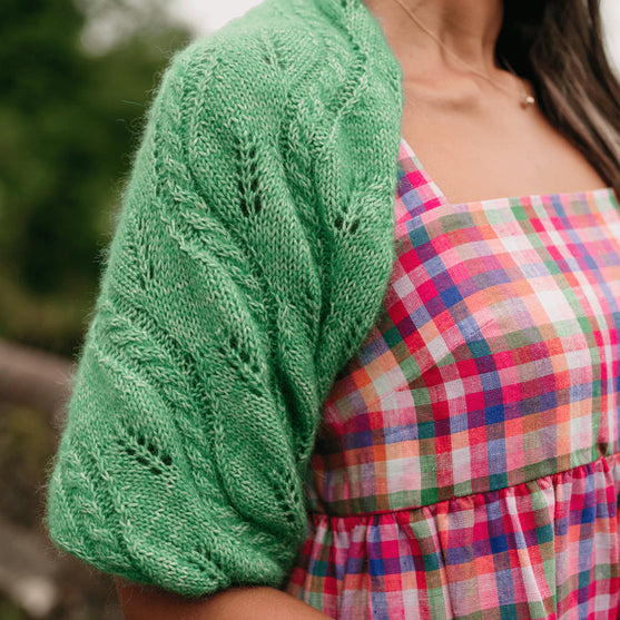 Hiedra Shawl - Scialle con motivo a foglie
3