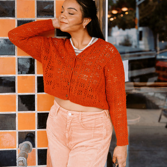 Timanfaya - Cardigan traforato
4