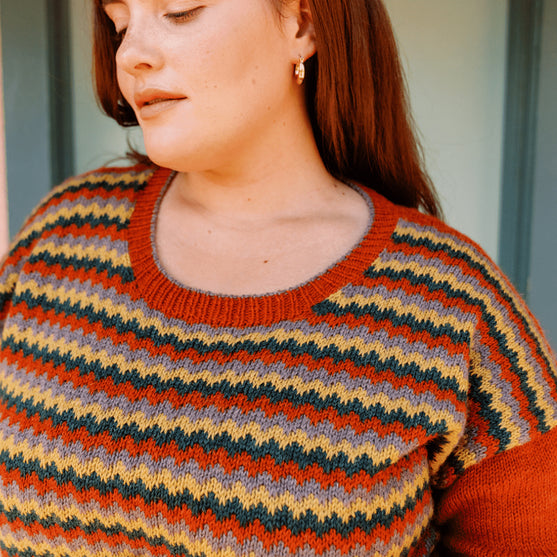 Lurdes - Maglione chevron
6