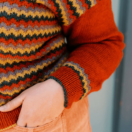 Lurdes - Maglione chevron
8