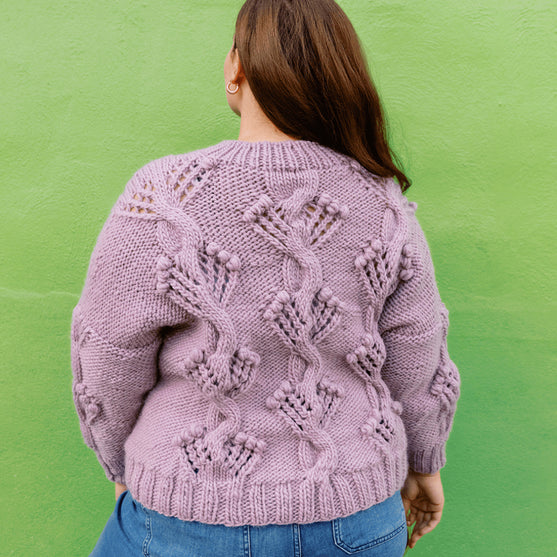 Apotheosis - Maglione con trecce e punto nocciolina
4