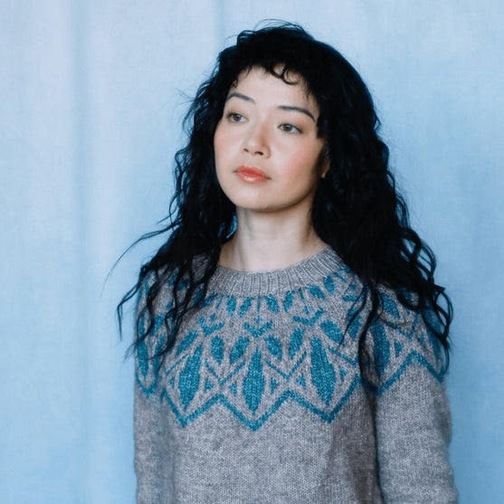 Arima - Maglione con lavorazione a colori
7