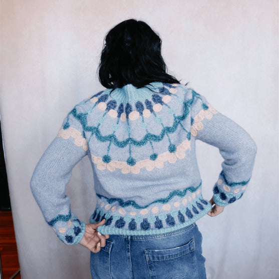 Whim - Maglione con lavorazione a colori
2