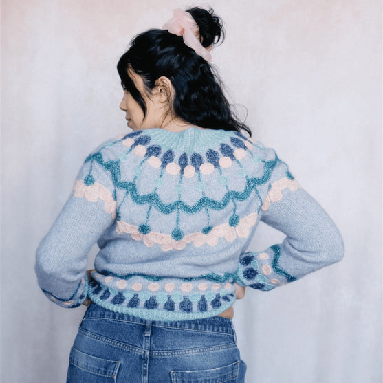 Whim - Maglione con lavorazione a colori
5