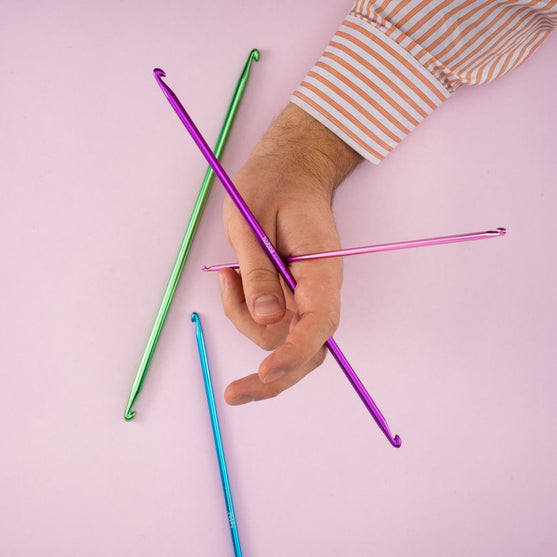 Set di uncinetti tunisini doppi Alu - 28 cm - Hobbii
3