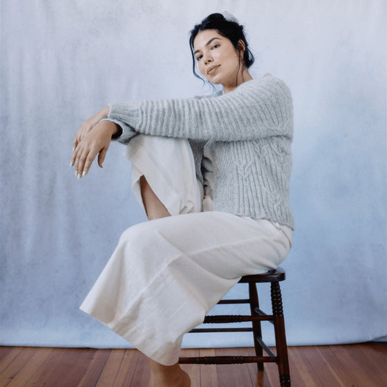 Cloudbusting - Cardigan con trecce
5