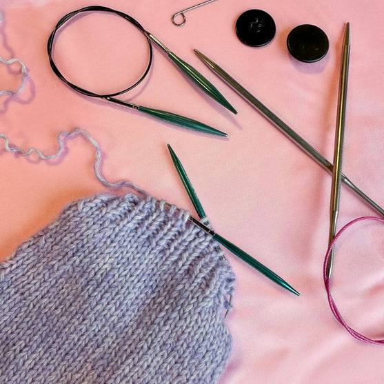 Set di ferri circolari intercambiabili Mini Stellar - Smeraldo - Hobbii
8