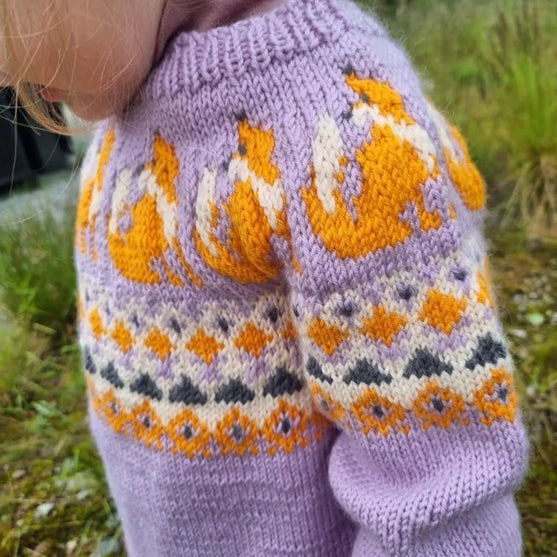 Happy Fox - Maglione per bambini
5