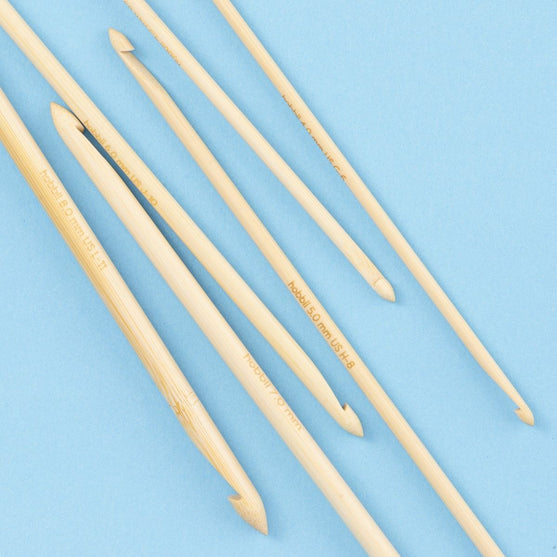 Uncinetto tunisino doppio in bamboo - 20 cm - Hobbii
3