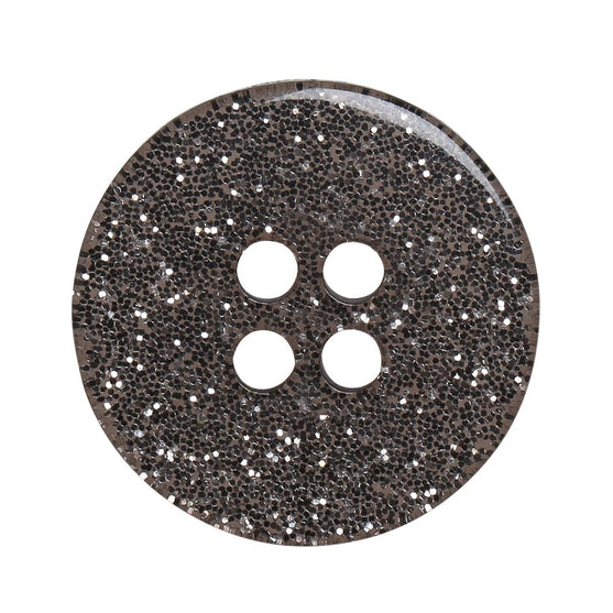 Bottoni Glitter - Nero - Diverse dimensioni - Go Handmade
3