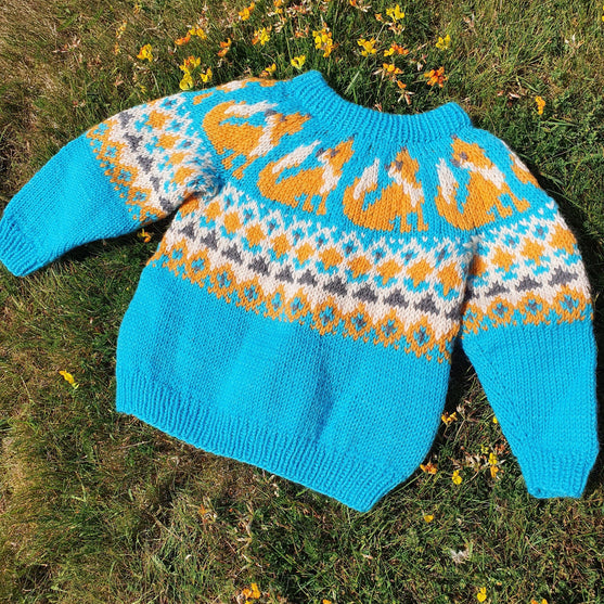 Happy Fox - Maglione per bambini
6
