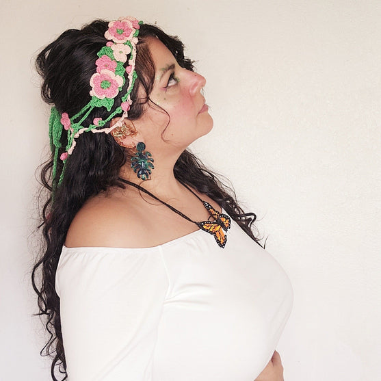 Garden Fae - Corona di fiori
3