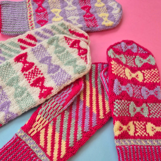 Bow Pop Mittens - Muffole
2