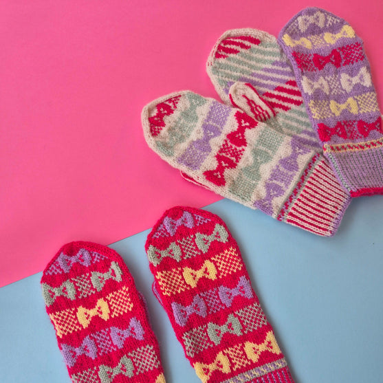 Bow Pop Mittens - Muffole
9