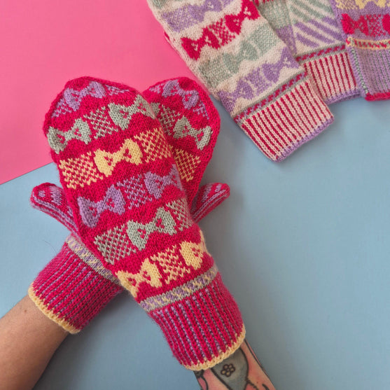 Bow Pop Mittens - Muffole
7