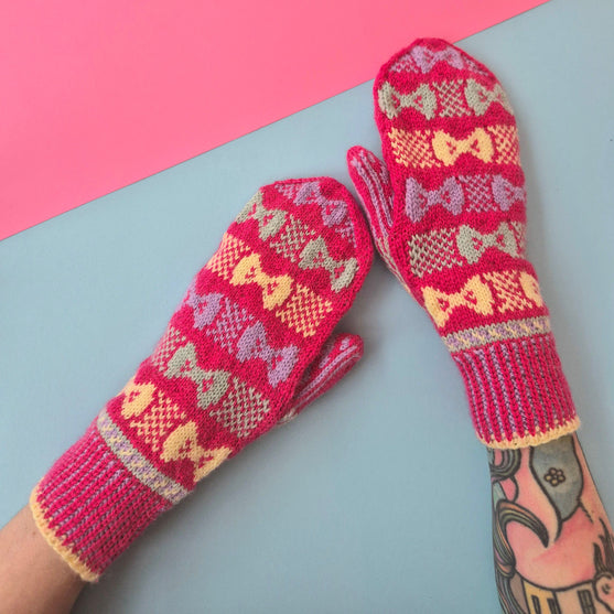 Bow Pop Mittens - Muffole
6