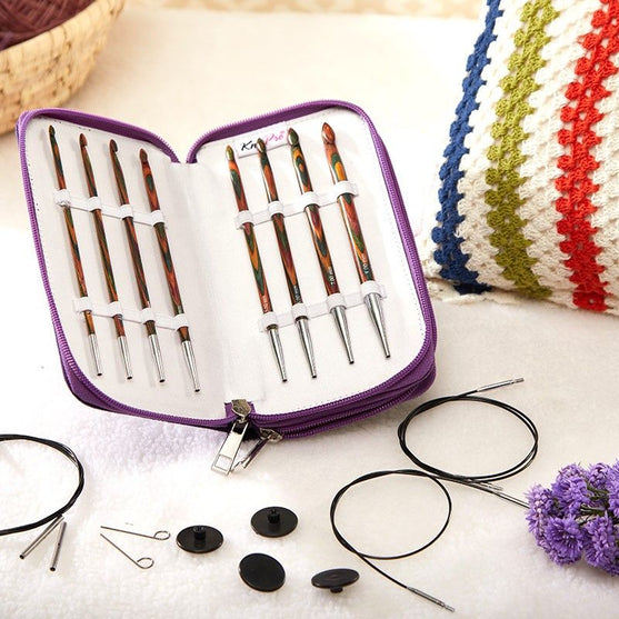 Set di uncinetti afgani/tunisini Symphony - KnitPro
4