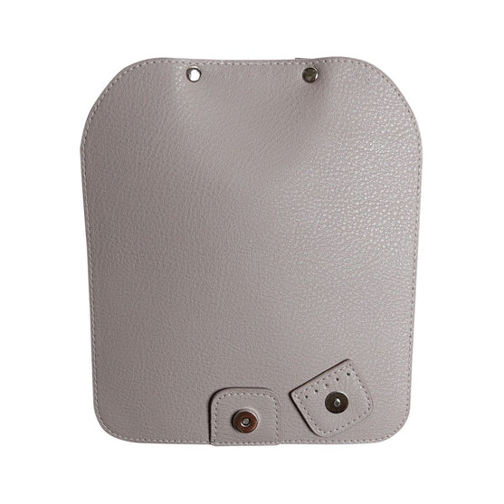 Chiusura per borsa con bottone magnetico - Beige/Argento - Go Handmade
6