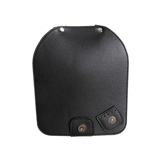 Chiusura per borsa con bottone magnetico - Black/Silver - Go Handmade
5