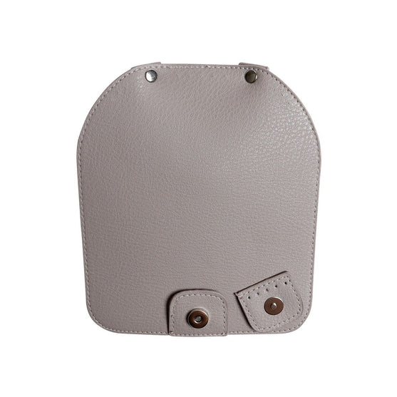 Chiusura per borsa con bottone magnetico - Beige/Argento - Go Handmade
5