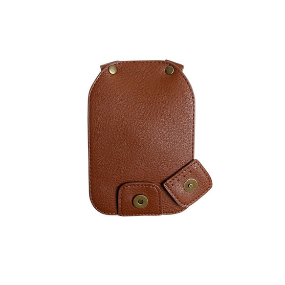 Chiusura per borsa con bottone magnetico - Marrone/Bronzo - Go Handmade
4