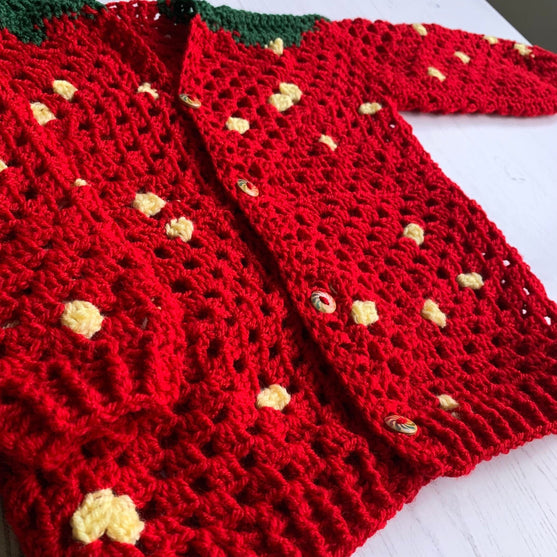 Strawberry - Cardigan bambina
2