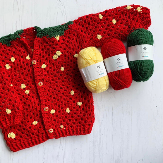 Strawberry - Cardigan bambina
3