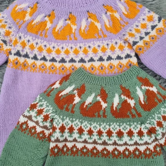 Happy Fox - Maglione per bambini
3