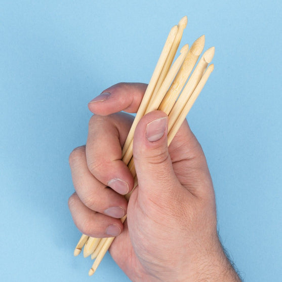 Set di uncinetti tunisini doppi in Bamboo - 20 cm - Hobbii
3