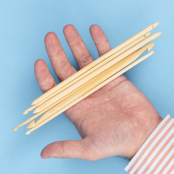 Uncinetto tunisino doppio in bamboo - 20 cm - Hobbii
5