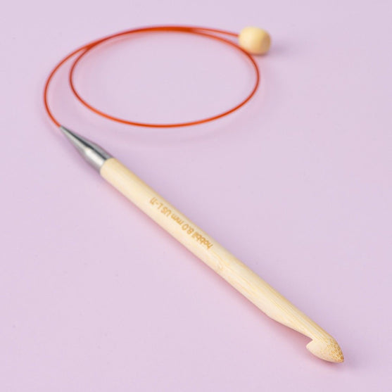 Uncinetto tunisino in bamboo con cavo - 50 cm - Hobbii
2