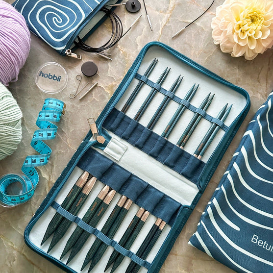 Set ferri circolari intercambiabili Betula Deluxe - Cerulean - Hobbii
9