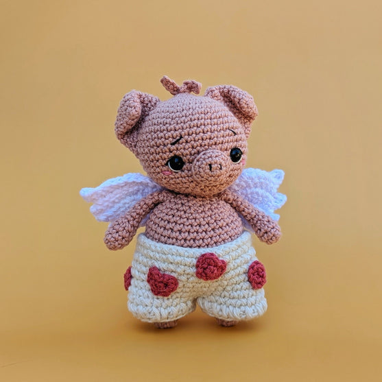 Cupid Piglet - Amigurumi
2