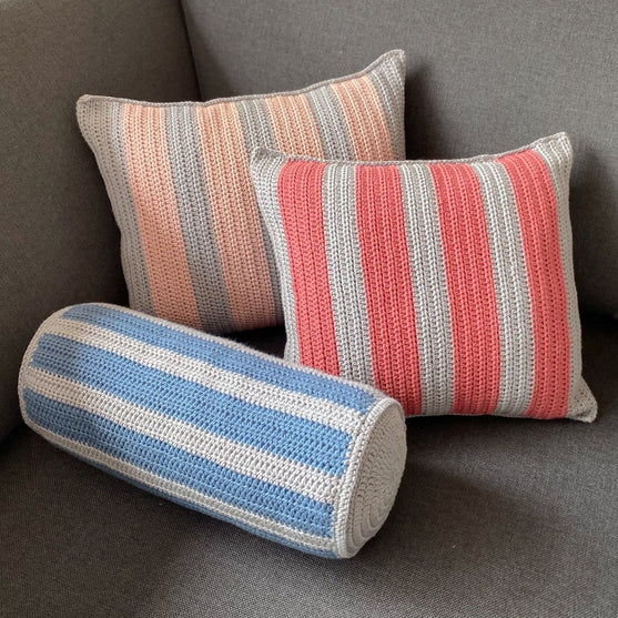 Cuscino in cotone a strisce – Square
3