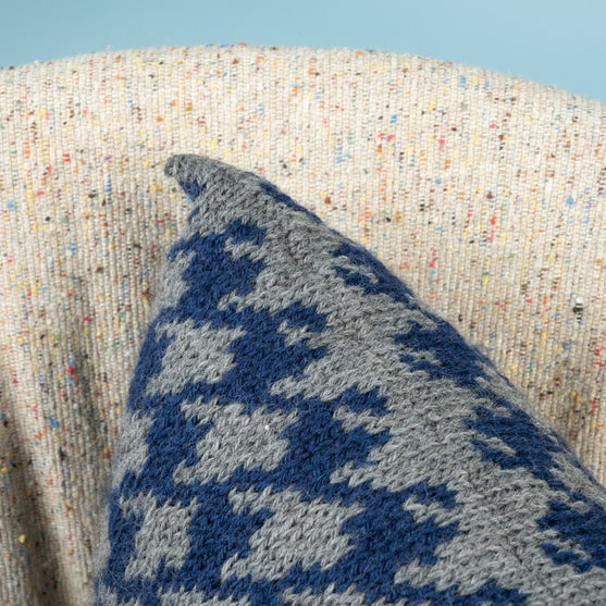 Island - Cuscino con motivo pied de poule
3