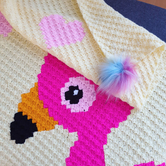 Coperta- Flamingo Love
3