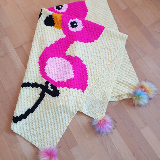 Coperta- Flamingo Love
4