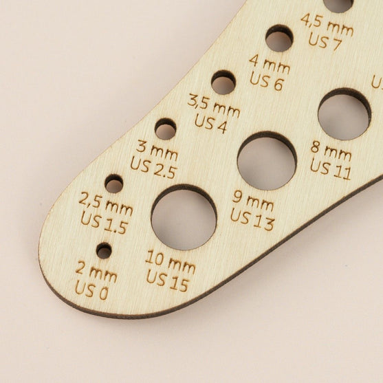 Portachiavi con calibro per ferri da maglia - Calzino - Hobbii
4